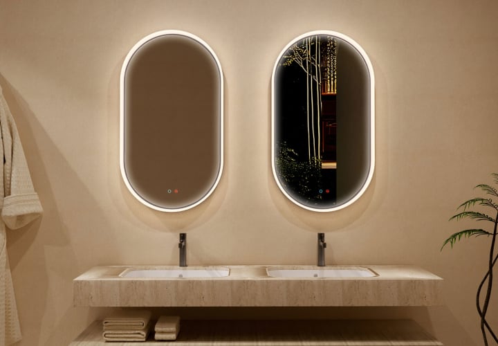 Espejo de baño con luz LED Ledimex Bari Principal 1