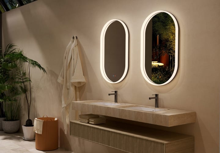 Espejo de baño con luz LED Ledimex Bari Ambiente 5
