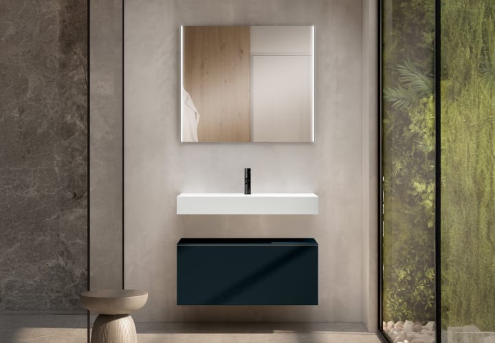 Conjunto mueble de baño Viso con lavabo Solid y cajonera Nomad Principal 7