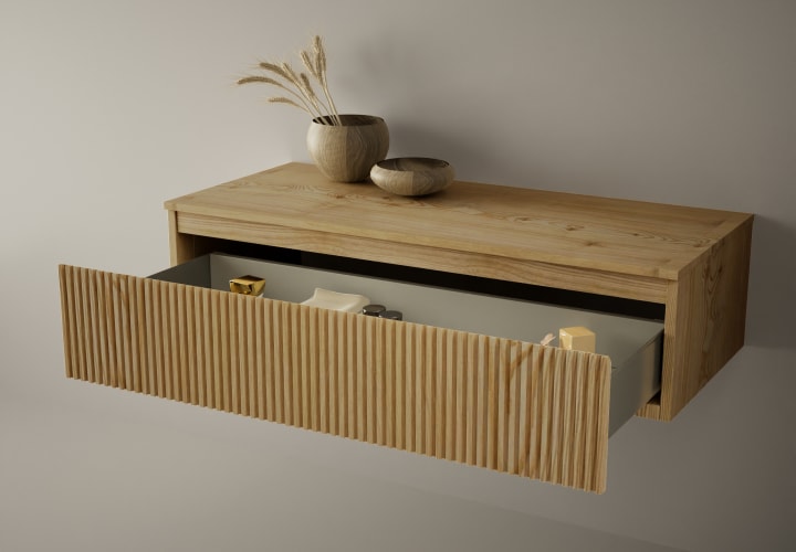 Cajonera de madera Bruntec Alpes Detalle 2