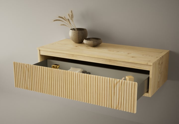 Cajonera de madera Bruntec Alpes Detalle 3