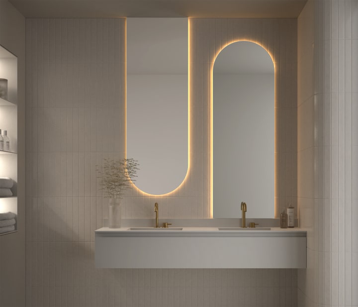 Espejo de baño con luz LED de Eurobath, Mauricio Ambiente 4