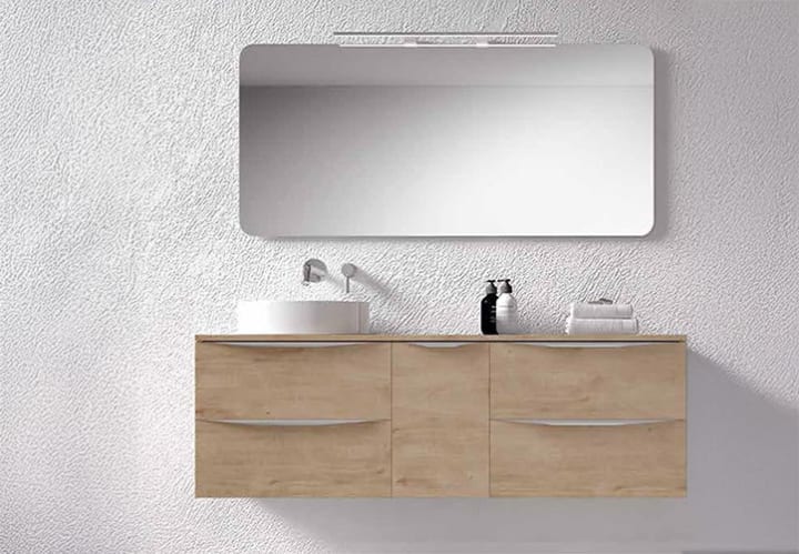Mueble de baño con encimera de madera Coycama Landes Principal 1