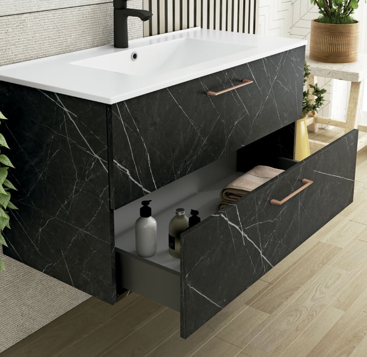 Mueble de baño fondo reducido 37.5 cm Campoaras Neos Detalle 1