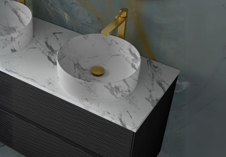 Lavabo sobre encimera Coycama Aruba Detalle 3