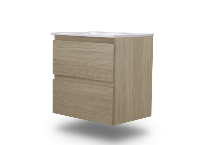 Conjunto de mueble de baño pequeño Bruntec Nivo 2 cajones suspendido Principal 2