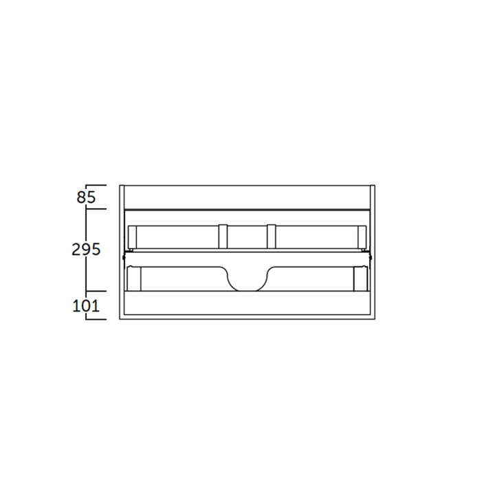 Mueble de baño Coycama Berlin Croquis 4