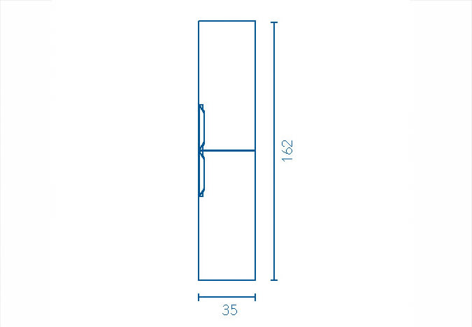 Columna de baño Royo Wave Croquis 7