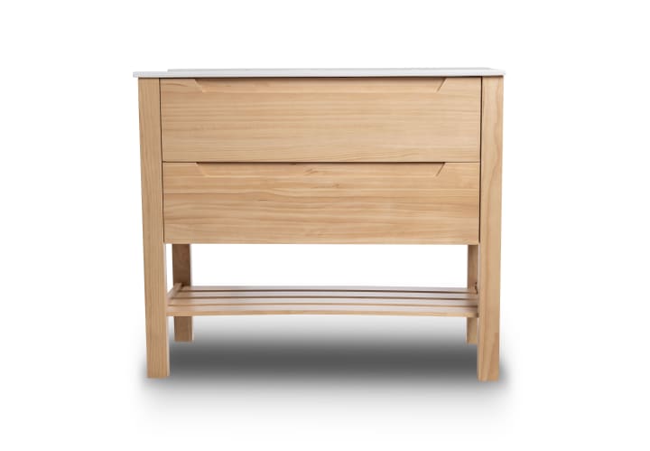Conjunto de mueble de baño de madera maciza Bruntec Laponia Detalle 5