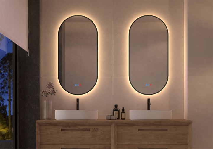 Espejo de baño con luz LED Bruntec Portia Principal 5