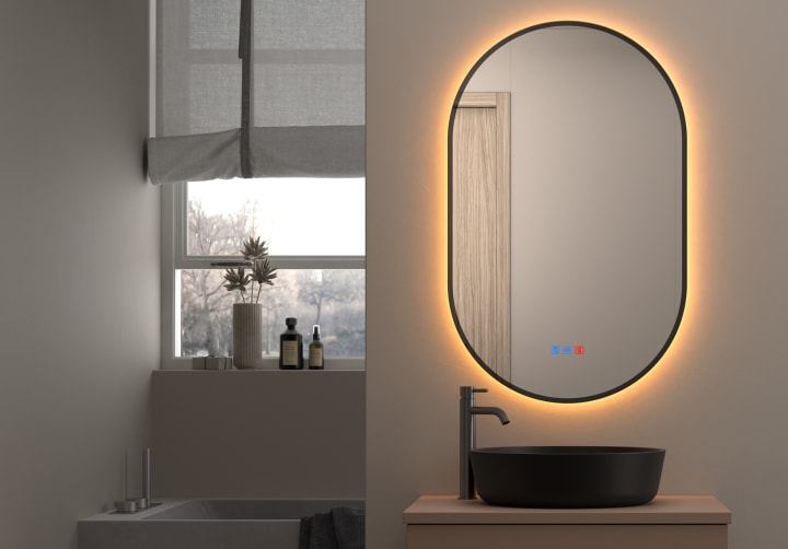 Espejo de baño con luz LED Bruntec Portia Principal 1