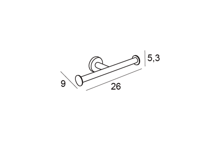 Portarrollos doble Manillons Torrent Eco 6500 Croquis 5