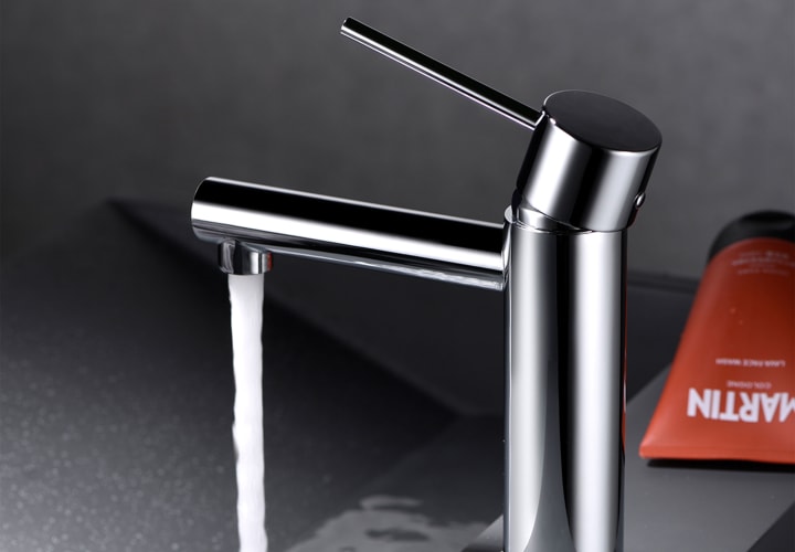 Pack Grifo de lavabo Imex Milos + Válvula click-clack Ambiente 9