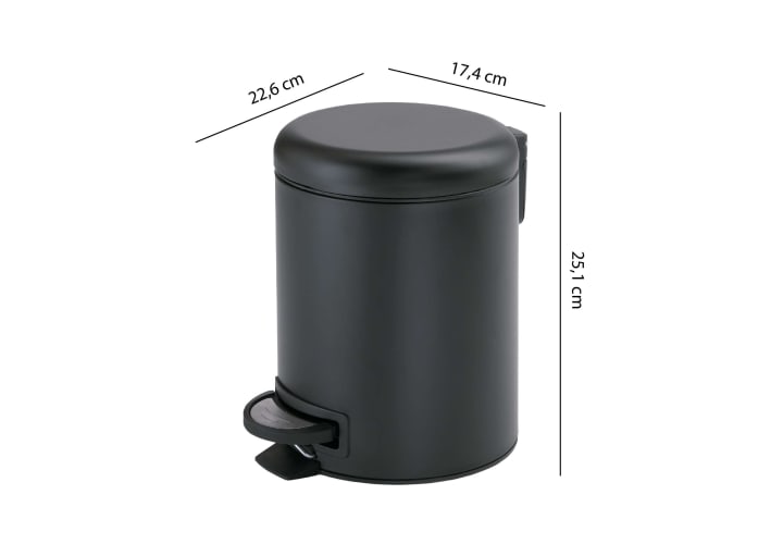 Papelera de baño Gedy Potty Croquis 9