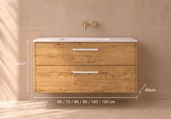 Mueble de baño Avila dos Carmen Croquis 21