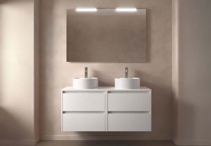Mueble de baño con encimera de madera Salgar Noja Principal 4