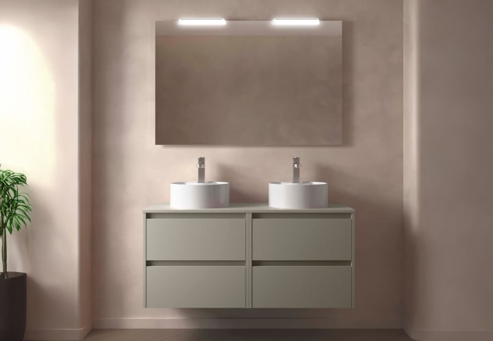 Mueble de baño con encimera de madera Salgar Noja Principal 9
