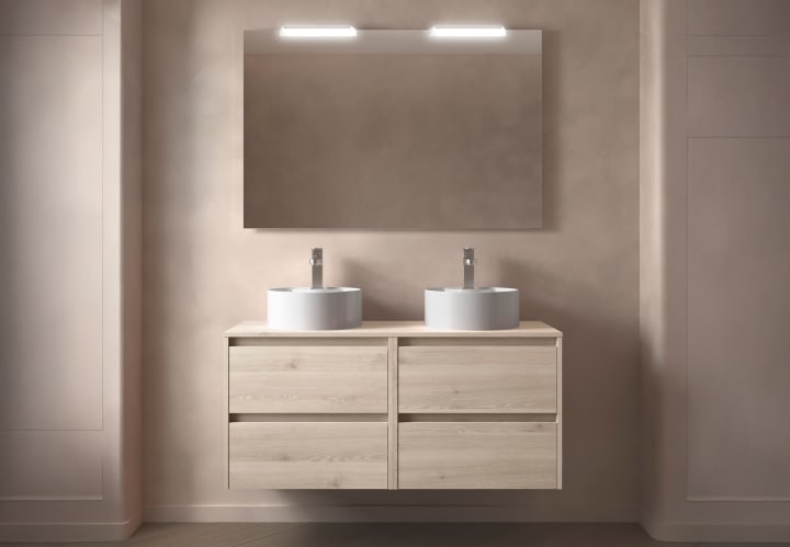 Mueble de baño con encimera de madera Salgar Noja Principal 1