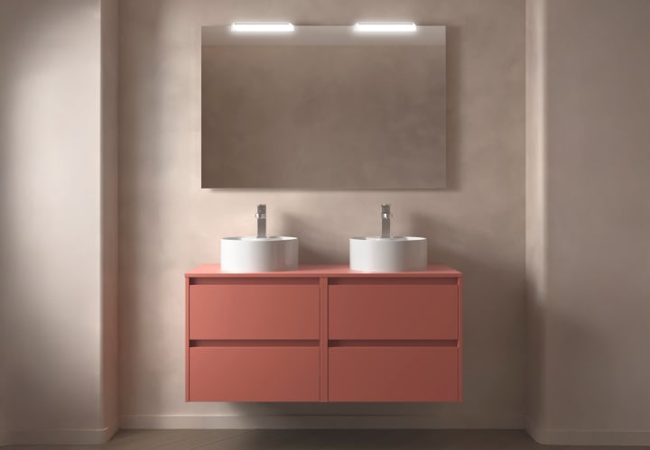 Mueble de baño con encimera de madera Salgar Noja Principal 8