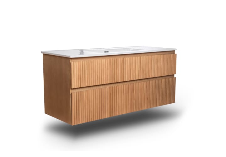 Conjunto de mueble de baño de madera maciza Bruntec Alpes Detalle 4