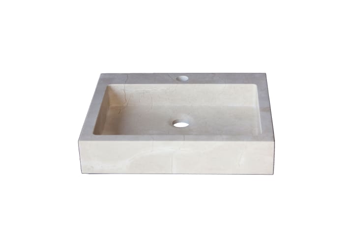 Lavabo de mármol natural Bruntec Escuadra Detalle 1