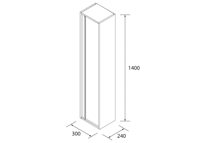 Columna de baño Salgar Attila Croquis 10