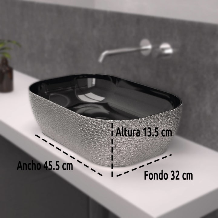 Lavabo sobre encimera Art and Bath Nalon Detalle 1