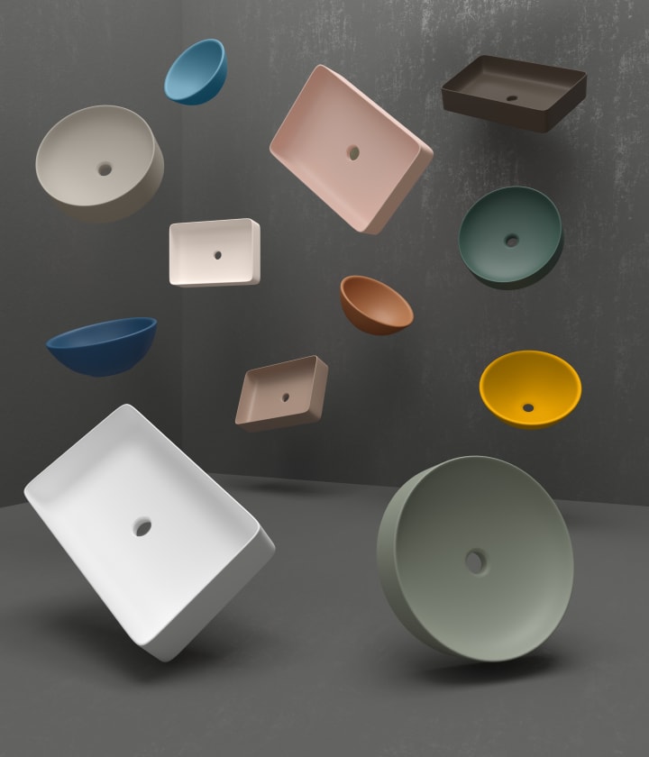 Lavabo encastrado Onix New color Ambiente 18