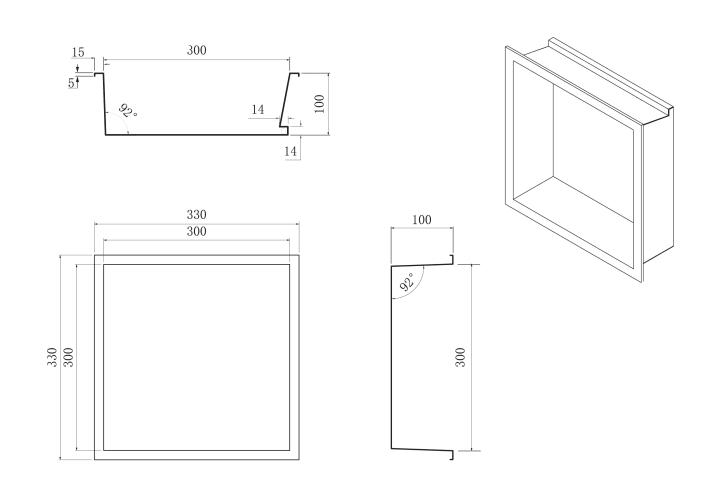 Hornacina de baño Medimex Indic Croquis 7