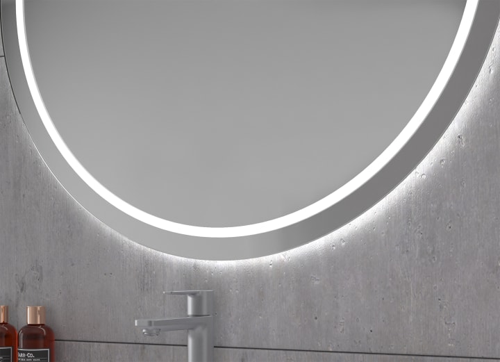 Espejo de baño con luz LED Eurobath Mallorca Detalle 1