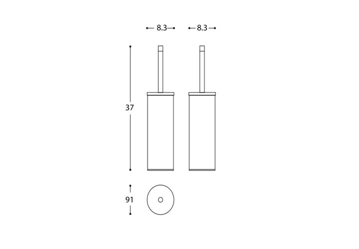 Escobillero de baño Cosmic Start Croquis 5