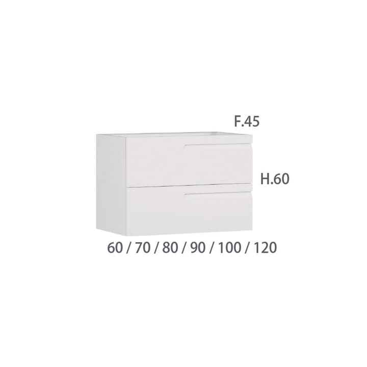 Mueble de baño Campoaras Zeus Croquis 3