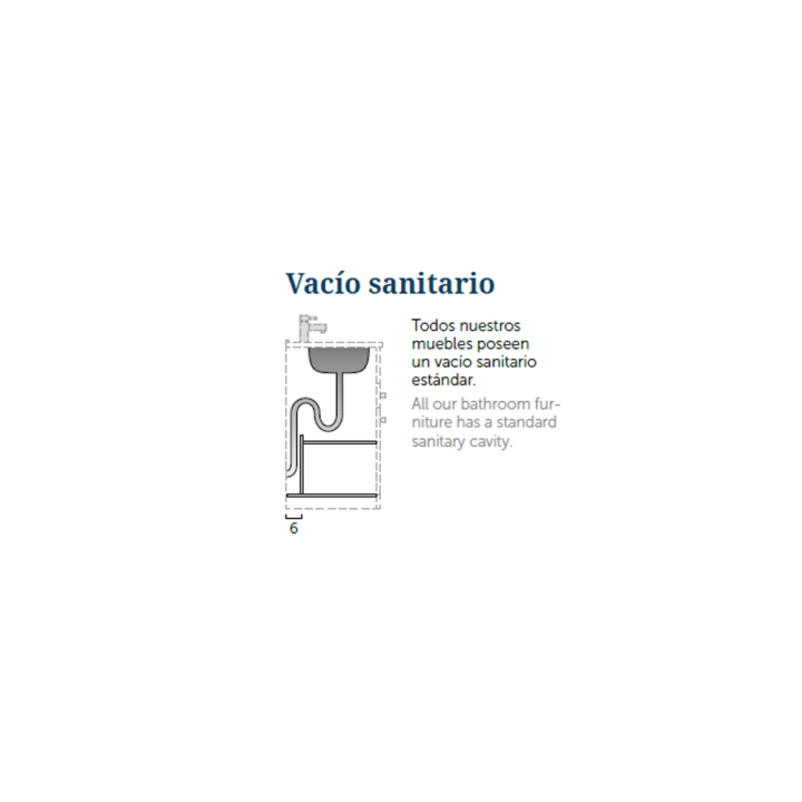 Mueble de baño con encimera de madera Galsaky Coycama opción 10