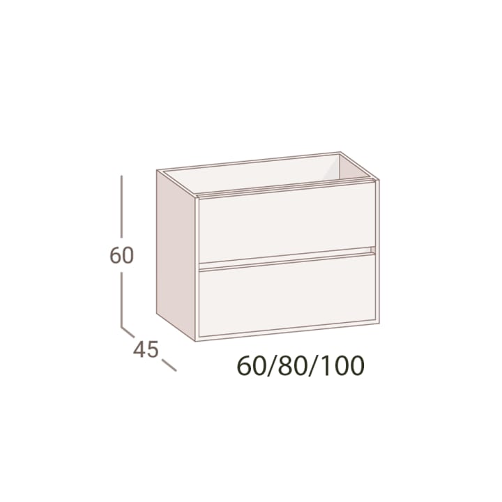 Mueble de baño Torvisco Forty Croquis 12