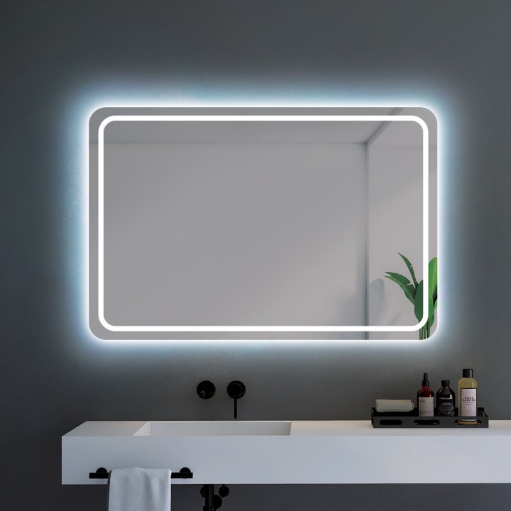 Espejo de baño con luz LED Ledimex Grecia Principal 2