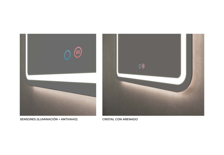 Espejo de baño con luz LED Ledimex Grecia Detalle 6