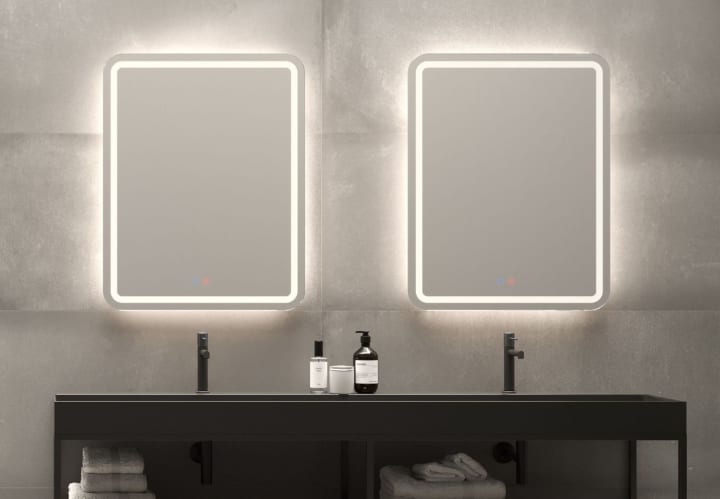 Espejo de baño con luz LED Ledimex Grecia Principal 1