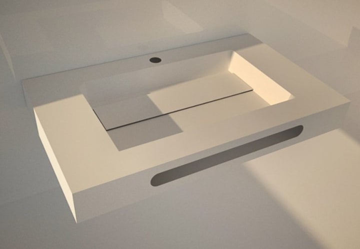 Lavabo suspendido Bruntec Miami Detalle 2