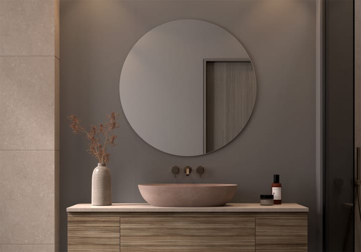 Espejo de baño Bruntec Round Principal 1