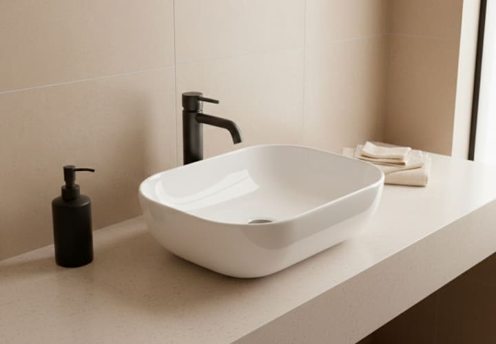 Lavabo sobre encimera Bruntec Due Ambiente 5