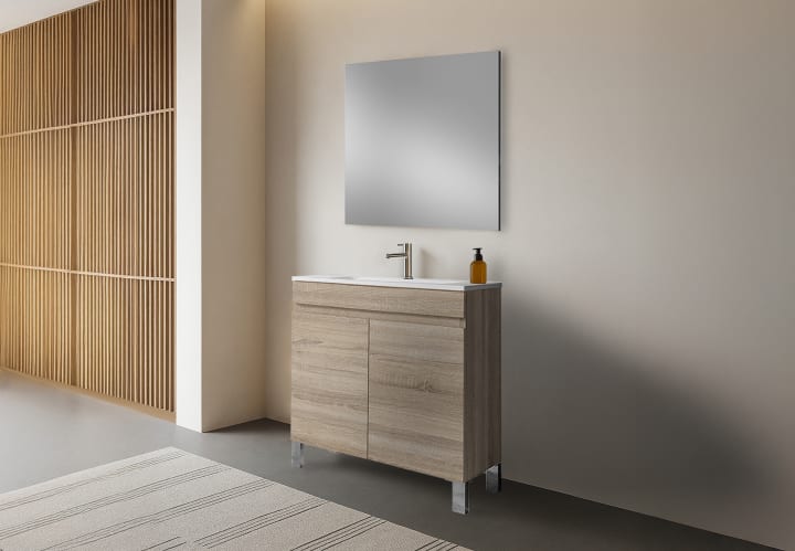 Conjunto mueble de baño Bruntec Malmo Ambiente 4