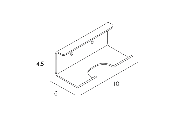 Percha de baño Manillos Torrents Slim Croquis 6