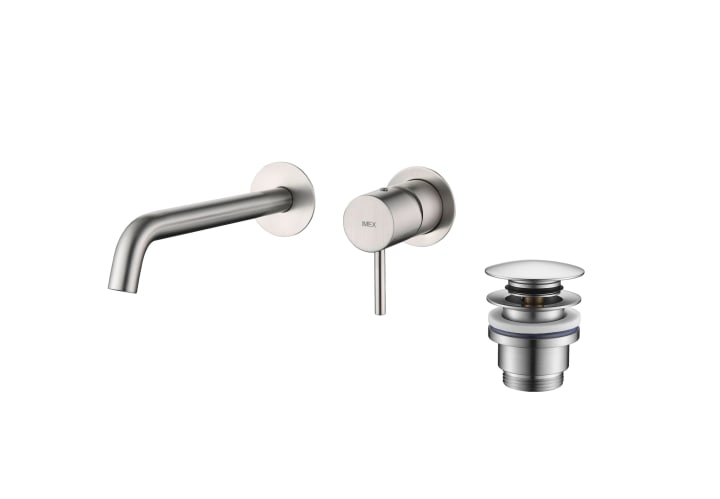 Pack grifo de lavabo empotrado Monza + Válvula click-clack de Imex Principal 5