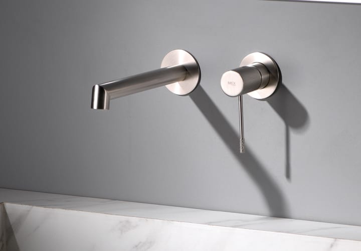 Pack grifo de lavabo empotrado Line Imex + Válvula click-clack Ambiente 10