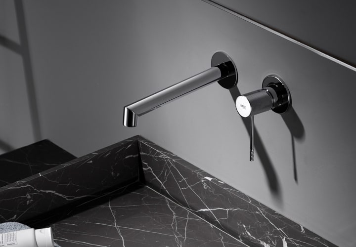 Pack grifo de lavabo empotrado Line Imex + Válvula click-clack Ambiente 14