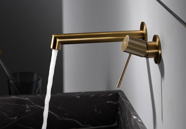 Pack grifo de lavabo empotrado Line Imex + Válvula click-clack Ambiente 15