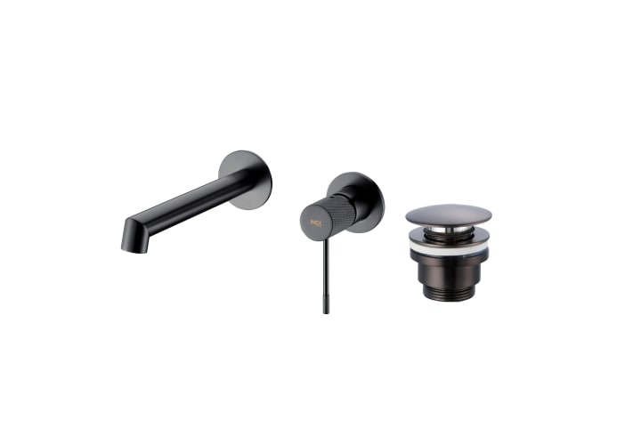 Pack grifo de lavabo empotrado Line Imex + Válvula click-clack Principal 6