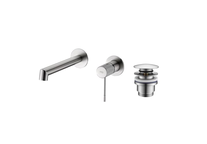 Pack grifo de lavabo empotrado Line Imex + Válvula click-clack Principal 5
