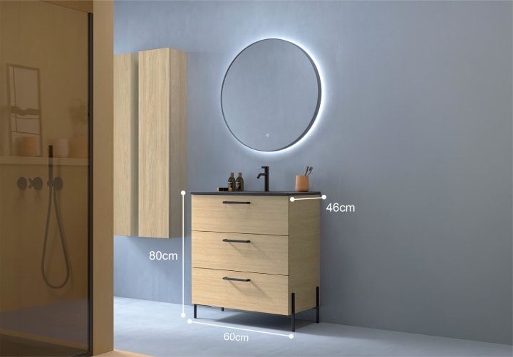 Mueble de baño Avila dos Carmen Croquis 15