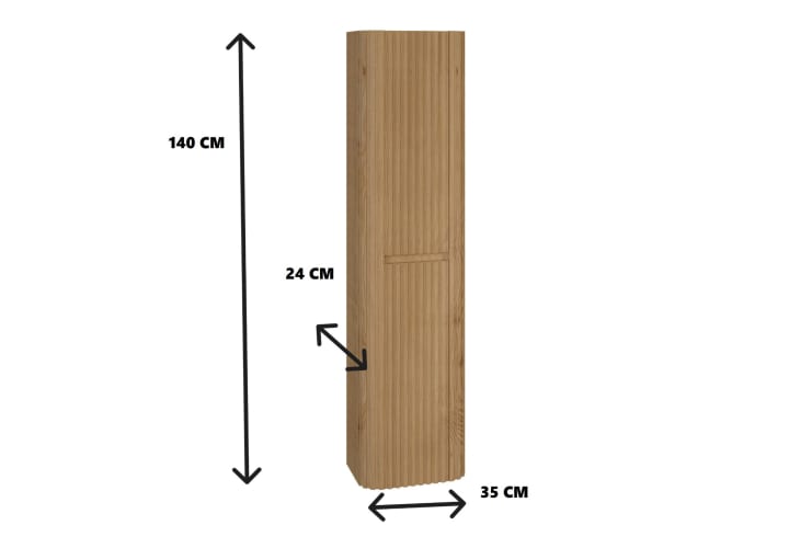 Columna de baño Bruntec Baviera Croquis 8